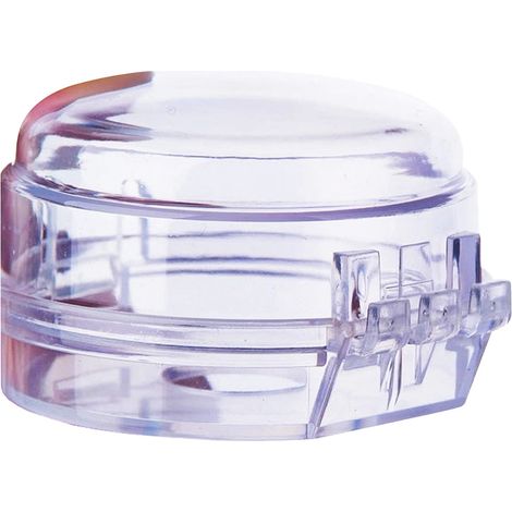 Couvercle De Protection Pour Robinet De Plaque De Cuisinière À Gaz - Compatible Avec Robinets De Diamètre ≥ 4,2 Cm - Transparent Ou Noir - 6 X 4,4 Cm - 1 Pièce (1/5)