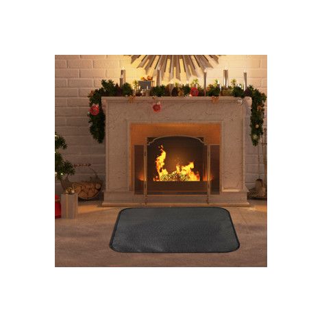 Tapis pare‑feu en silicone 50×100 cm – Résiste à 800°C – Protection pour barbecue, cheminée et camping-car (1/3)