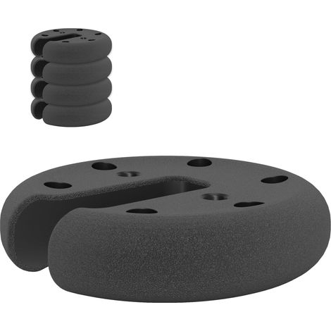 pliable poids 2 kg couleur noir adapté pour salon, meuble de rangement pratique et fonctionnel, facile à installer et à ranger (1/5)