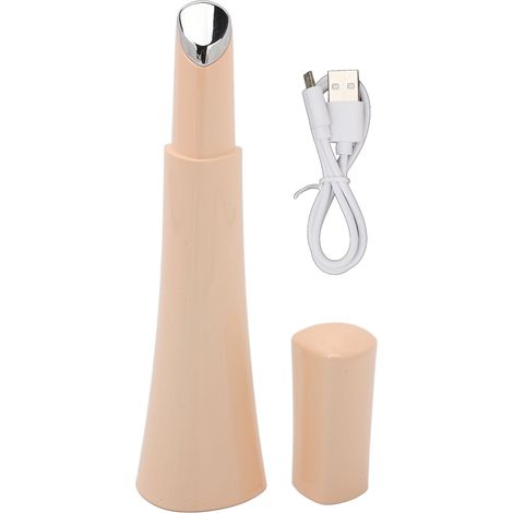 Baguette massante yeux anti-cernes fermeté LED couleur rechargeable USB appareil beauté contour des yeux (1/5)