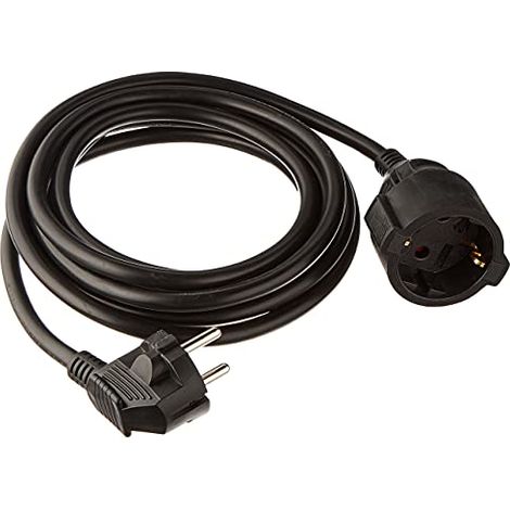 Cavo di prolunga di contatto di protezione 3 m, nero, IP20 (1/4)
