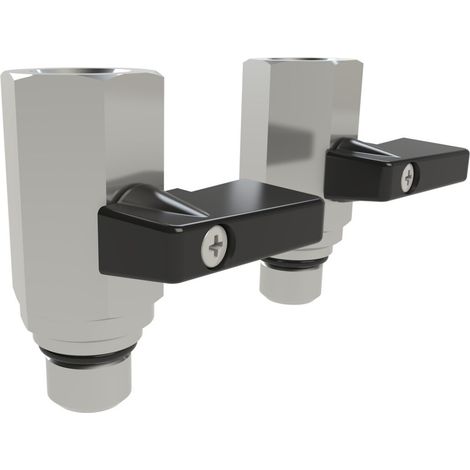 Kemper Juego de válvulas de prueba para FK-4 y desconector BA doméstico, figura 367 07, para conexión a maletín de medición de presión diferencial, 3670700200