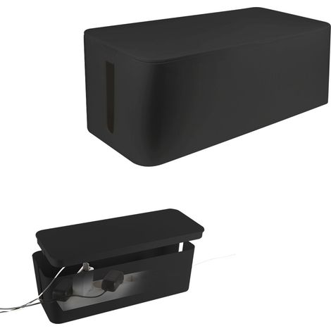 Logilink KAB0062 Organizador de cables negro gran formato (1/3)