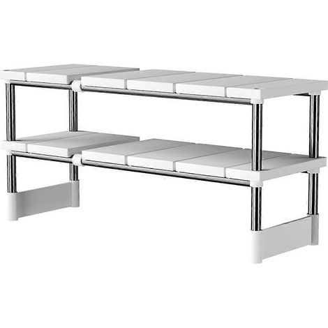 Empilable étagère de Layered Partition support placard Sorting étagères télescopique Sink support vêtements organiseur (1/5)