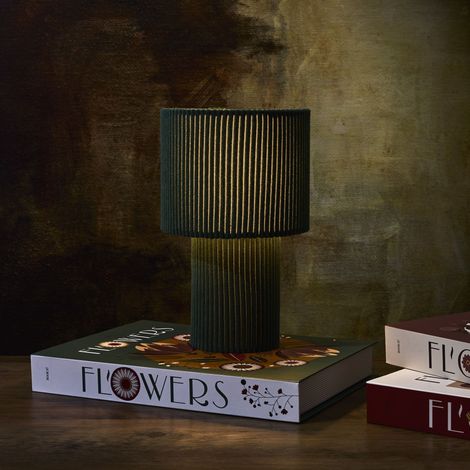 Lampe - HOME DECO FACTORY - Velours - Vert (1/5)