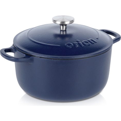 Lumarko Casserole en fonte émaillée bleu marine 3.3 litres (1/5)