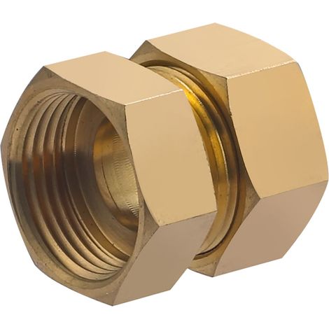 Conector de junta mixta (roscado) para tubo de cobre Ø18 - Hembra (3/4) de QUICK PLOMBERIE
