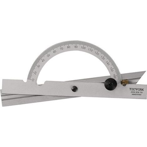 TECWERK Winkelmesser Gradbogen-D.150mm Schienen-L.300mm TECWERK (1/3)