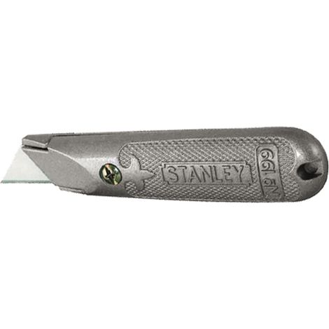 Coltello taglierino professionale a lama fissa con lame di ricambio Stanley 2-10-199