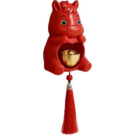 Sonnette de Commerce Forme de Cheval Carillon d'Ouverture pour Porte d'Entrée Pour entrée, mur intérieur, chambre, couloir, portail, jardin, café, bureau (1/5)