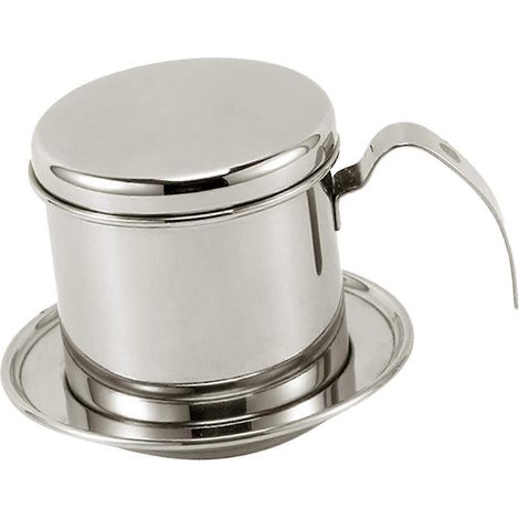 Wiederverwendbarer Kaffeefilter für Vietnamesische Kaffeemaschine, Kanne mit Siebeinsatz für Zuhause und Büro (1/5)