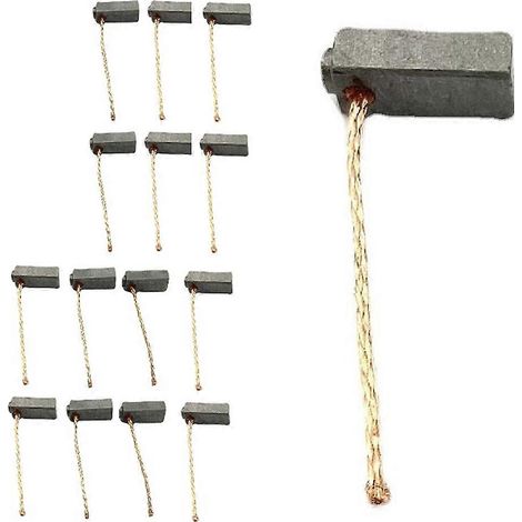 5x6x14mm Kohlebürste für 24V Garagentormotor, aus Graphitkupfer. (1/5)