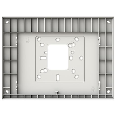 Support de montage saillie IP-TOUCH 10 blanc 2TMA130161W0001 ABB 42371S-W (1/3)