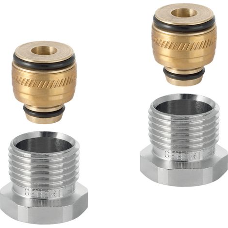 Geberit Mepla Direktverschraubung für Heimeier Heizkörperventile (16 mm x 1/2'') 641515001 (1/3)