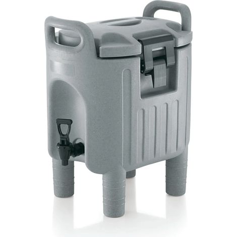 Thermobehälter, Thermogetränkebehälter, Getränkebehälter mit Zapfhahn - Grau, 7,5L (1/5)