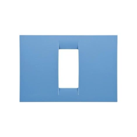 PLAQUE 1 POS.BLEU CIEL SYSTEM VIRNA GEWISS GW22161