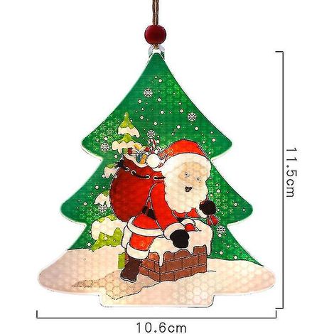 Décoration lumineuse de Noël, guirlande lumineuse LED pour sapin de Noël, décoration extérieure S