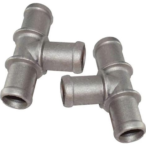 2er-Pack 3/4" x 3/4" x 3/4" T-Stück für Kfz-Heizungs- und Kühlmittelschläuche - Autozubehör (1/5)