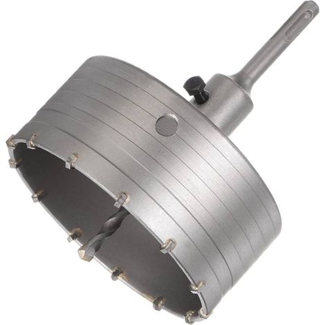 Scie cloche trépan carbure Ø125 mm – Longueur 160 mm – SDS+ pour béton, brique et pierre – Coupe précise et durable