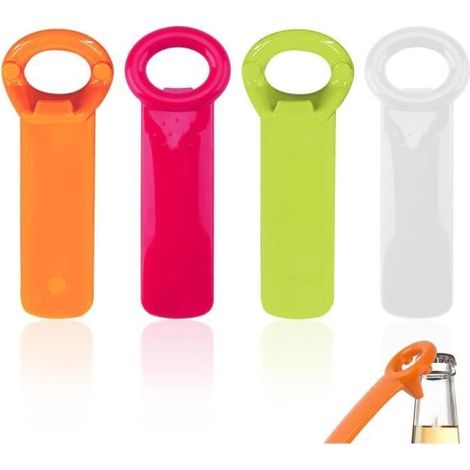 4-teiliges Set manueller Flaschenöffner, müheloser Einmachglasöffner, multifunktionaler Glasöffner für Senioren, Kunststoff (1/4)