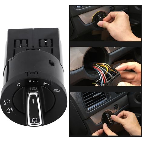Interrupteur Automatique de Phares - Détecteur Luminosité - Compatible VW Caddy (2004-2011), MK5/MK6, B6 - OEM 18D941431 (1/5)