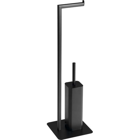 Sapho Gedy Accessoires - Toilettenpapier- und WC-Bürstenhalter, mattschwarz 133214 (1/3)