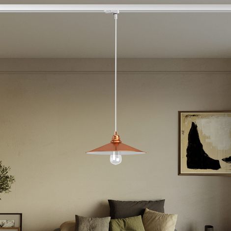Creative Cables – Pendelleuchte mit Schirm für Schienen – Leuchtmittel nicht enthalten (1/4)