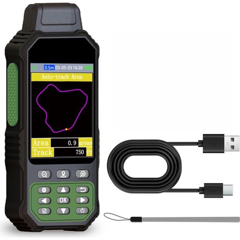 Appareil de topographie ZL190PLUS : GPS portable robuste avec écran couleur 3,2 pouces, compatible multi-GNSS, 7 méthodes de mesure pour les pentes, les distances et les surfaces, et sauvegarde des co (1/5)