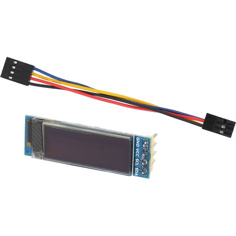 Module d'affichage 0,91 pouce I2C OLED (diode électroluminescente organique) pour Raspberry Pi 4B (1/5)