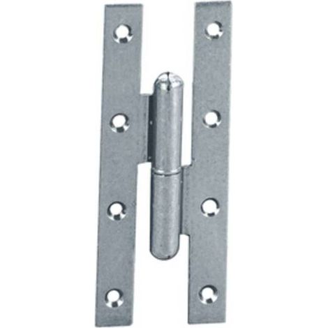 12 x CERNIERA PAUMELLES 105 FERRO 70X140 MM DX