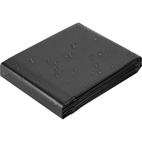 Revestimientos negros de alta calidad para estanques, de 0,3 mm de espesor y dimensiones de 2 m x 3 m, aptos para estanques, acuarios y piscinas naturales. (1/5)