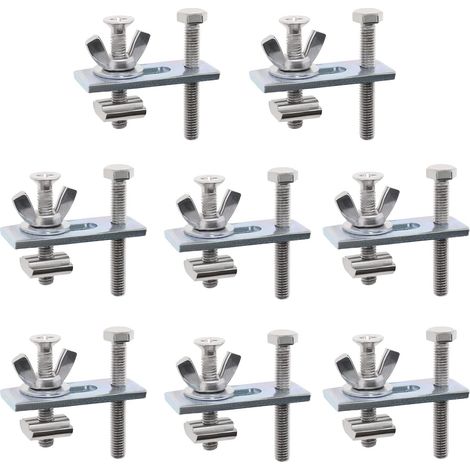 8-teiliges T-Nut-Klemmset, Kompressor, verstellbare T-Nut-Mini-Halteklemme, kompatibel mit 3018-/3018-MX3/3018-PROVer/1810- CNC-Fräsmaschinen