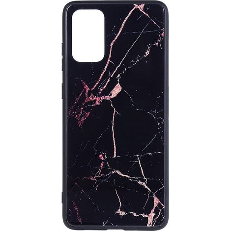 Coque arrière rigide pour Samsung Galaxy A72 - Motif marbre - Noir - Étui de protection (1/5)