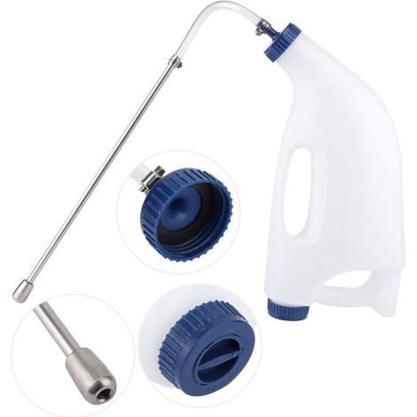 Edelstahl-Futterflasche für Nutztiere wie Kälber und Kühe, Wasser und Medikamente, Ary4L, Garden Ding Poultry Ding Ply (t69kwra5fd-11)