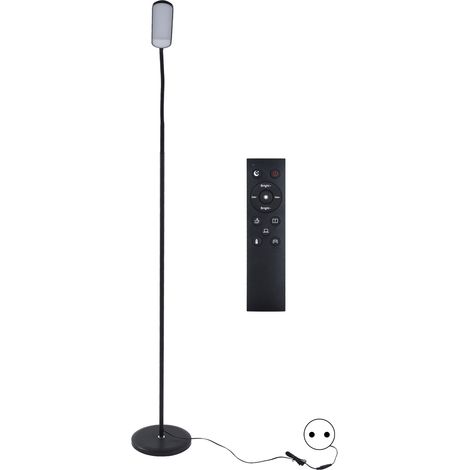 Lampadaire LED réglable, lampe sur pied moderne idéale pour la lecture, le salon, la chambre ou le bureau. Prise 110-240 V. (1/5)