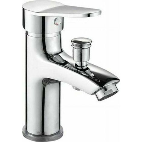 Mitigeur bain/-DOUche monotrou chromé, monocommande. Design moderne et fonctionnel pour salle de bain.-DOU