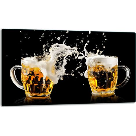 Schneidebrett aus Glas, 52x30 cm, Bier (1/5)
