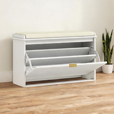 SunJet Console, table console, Banc à chaussures 2 tiroirs - Réf. YZCSU8RLR709 (1/5)