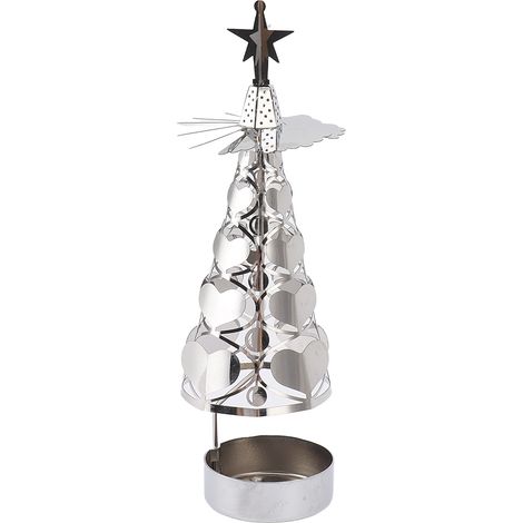 Eosnow Drehender Kerzenhalter, rotierendes Kerzenständer-Set für romantische Hochzeit, Weihnachtsfeier, Herz