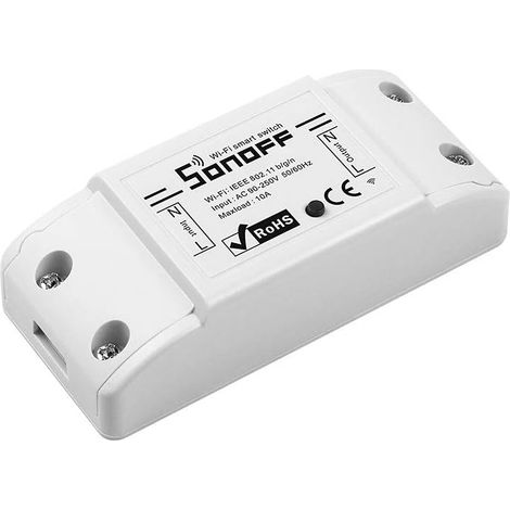 Interrupteur WiFi Connecté Basic R2, Compatible Alexa/Google Home, Commande à Distance et Automatisation des Appareils (1/5)