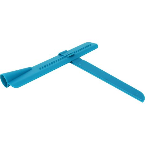 Set mit 2 höhenverstellbaren Tortenschabern, Gebäckglätter, kleines Küchenwerkzeug für Haushalt und Bäckerei, Blau (1/5)