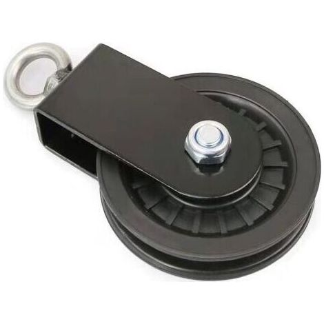 Silent 90mm nylon cable pulleys, 360-degree pulley wheel, lat pulley system attachment, lifting blocks, home gym equipment (1/5)