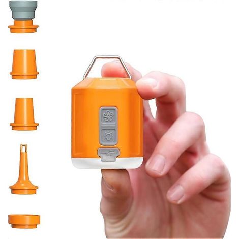 Mini-Luftpumpe für Matratzen, Camping, Wandern, aufblasbare Matratzen, aufblasbare Bojen (1/5)