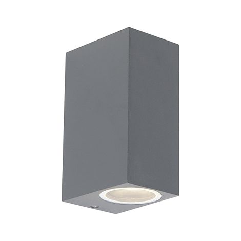 4er Set moderne Wandleuchten anthrazit IP44 - Baleno II