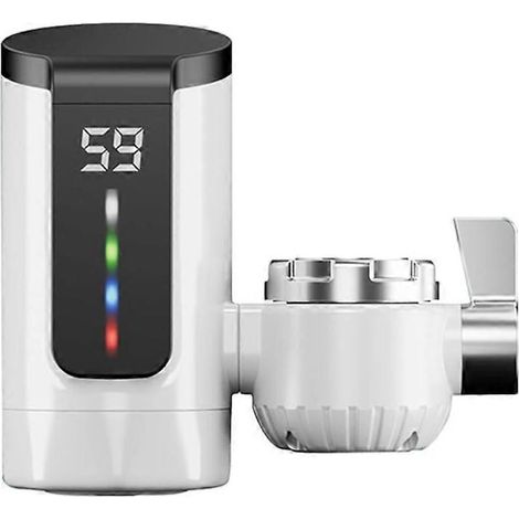 Robinet de chauffe-eau grand écran affichage numérique dynamique pour Bathroom Kitchen chauffe-eau prise UE (1/5)