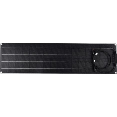 Panneau Solaire Flexible 50W ETFE PTP Chargeur de Batterie Pliable 18V DC pour Caravanes et Camping-Cars (1/5)