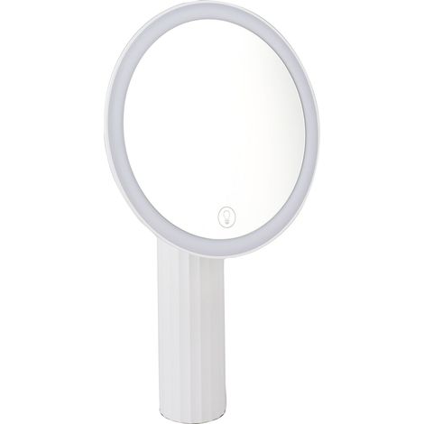 Miroir de maquillage LED portable à recharge, grand miroir, outil cosmétique (1/5)