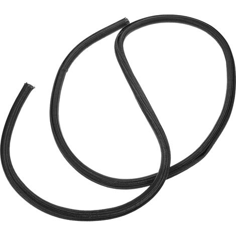 Gaine Tressée pour Câble 2m en Pet, Noire, Gestion des Câbles Résistante à L’usure Morsures, pour Fils D’ordinateur et Appareils, Design Élégant (1/5)