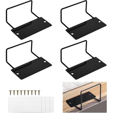 4 Pièces Arret Matelas, Cale Matelas, Support Matelas Antidérapant, pour Empêcher Le Matelas de Glisser, Convient à la Fixation du Matelas, à la Fixation du Coussin du Canapé (1/4)