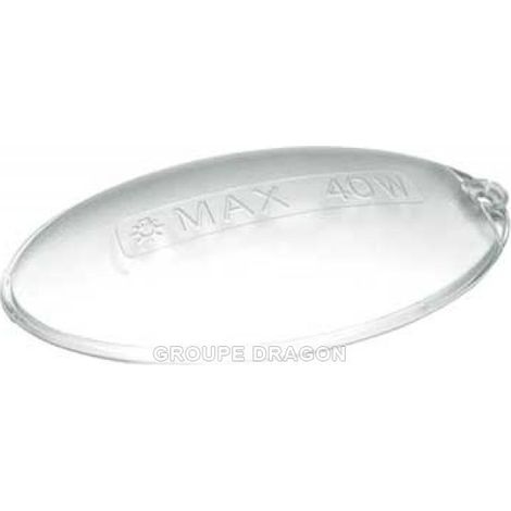 Plafonnier transparent hublot de lampe pour Hotte HOTPOINT ARISTON C00058249